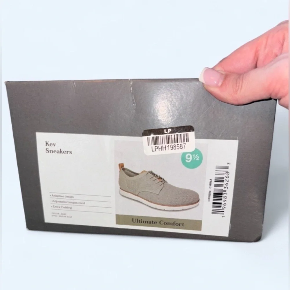 Goodfellow & Co Men’s Gray Knit Sneakers – Size 9.5 – New With Tags